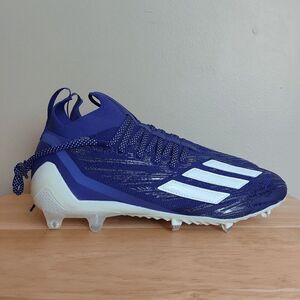 Adidas Adizero Primeknit Football Cleats Purple White GV9631 Men's Size 11.5